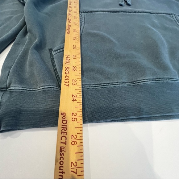 Banks Journal Men’s Hoodie Size S Women’s Oversized Denim Blue Organic Cotton - Picture 7 of 9